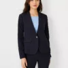 The One-Button Blazer In Seasonless Stretch