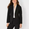 The Long Two-Button Blazer In Seasonless Stretch