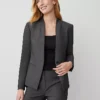 The Cutaway Blazer In Bi-Stretch