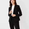 The One-Button Blazer In Double Knit