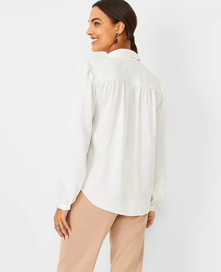 Tie Neck Top - Image 2