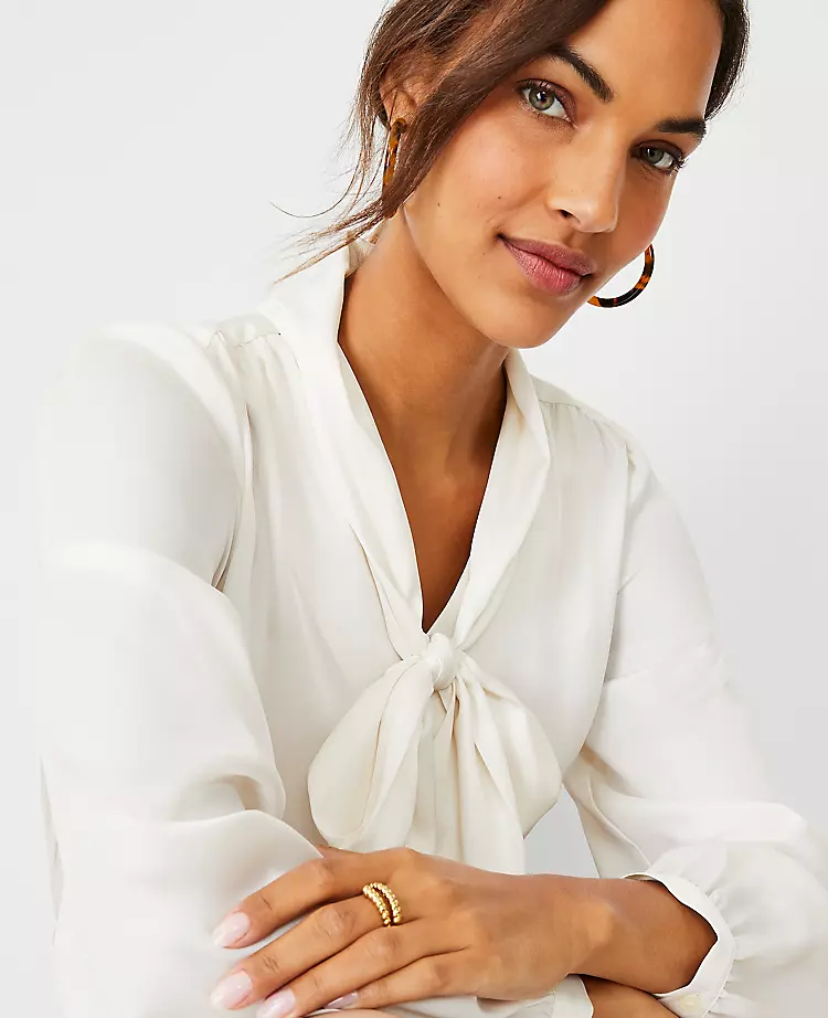 Tie Neck Top - Image 3