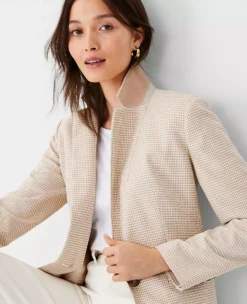 The Hutton Blazer In Houndstooth