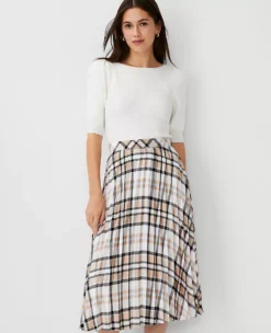 Ribbed Puff Sleeve Sweater