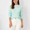 Shimmer Textured Tweed Sweater