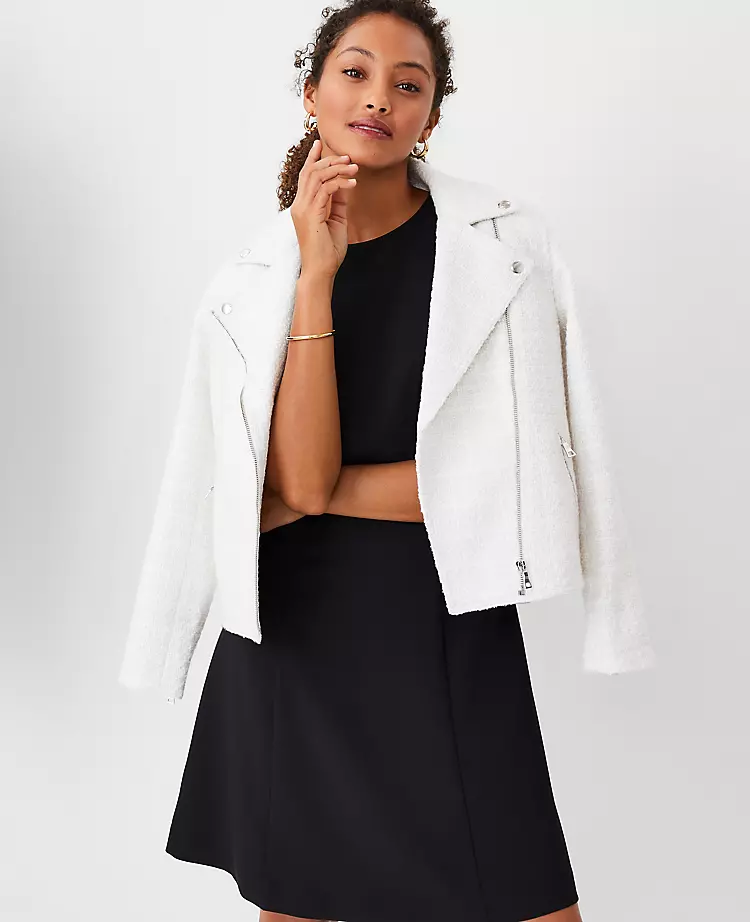 The Flare Dress In Fluid Crepe - Image 3