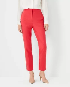 The Eva Ankle Pant In Stretch Cotton