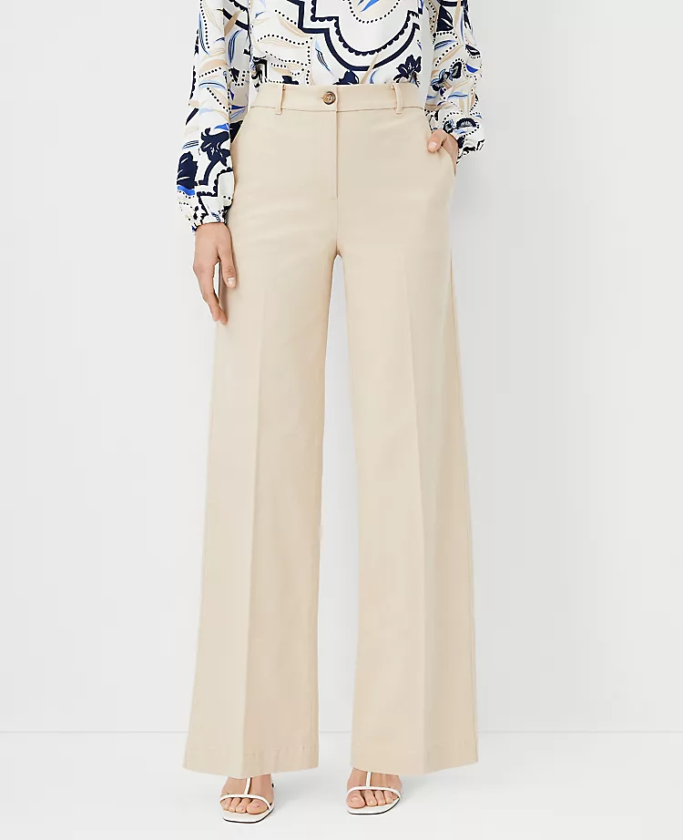 The Wide Leg Pant In Cotton 1 The Wide Leg Pant In Cotton