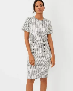 Fringe Tweed Top -Outlet Modern Muse Closet Store 606793 3958 ALT2