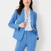 The One Button Blazer In Double Knit