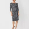 Plaid Refined Stretch Tie Waist Dress