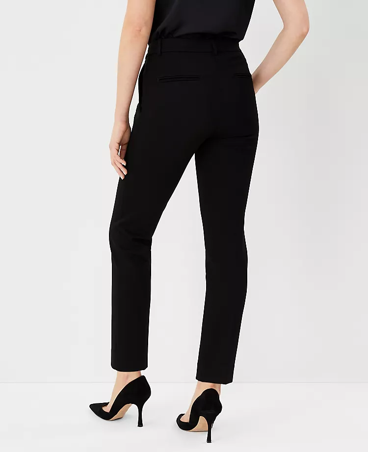 The Eva Ankle Pant In Knit Twill - Image 2