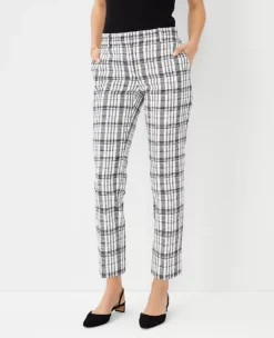 The Eva Ankle Pant In Plaid