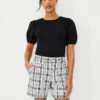 The Metro Short In Plaid