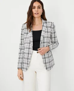 The Hutton Blazer In Plaid