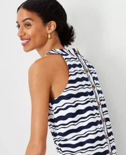 Wave Button Back Halter Top 7 Wave Button Back Halter Top -Outlet Modern Muse Closet Store 608451 8818 ALT2