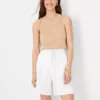 The Belted Short In Linen Blend