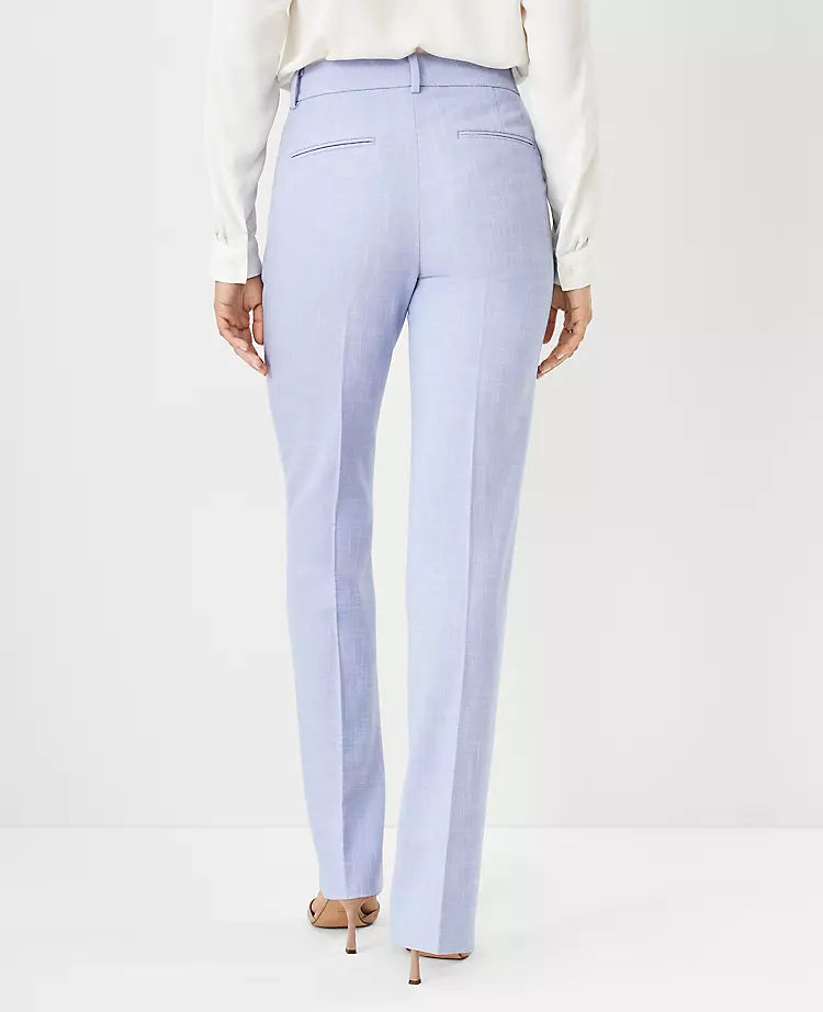 The Sophia Straight Pant In Cross Weave - Curvy Fit - Image 2