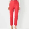The Eva Ankle Pant In Stretch Cotton - Curvy Fit