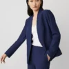 The Petite Cutaway Blazer In Bi-Stretch