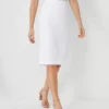 The Pencil Skirt In Linen Blend
