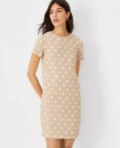 Polka Dot Tee Shift Dress