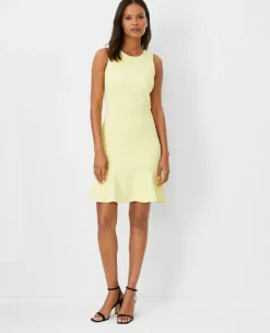 Petite Flounce Sheath Dress