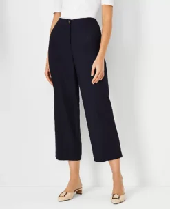 The Seamed Straight Crop Pant - Curvy Fit