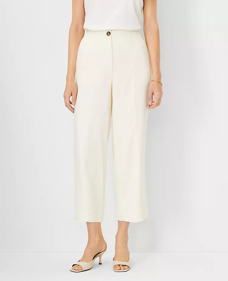 The Petite Seamed Straight Crop Pant - Curvy Fit