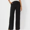 The Petite Seamed Side Zip Straight Pant - Curvy Fit