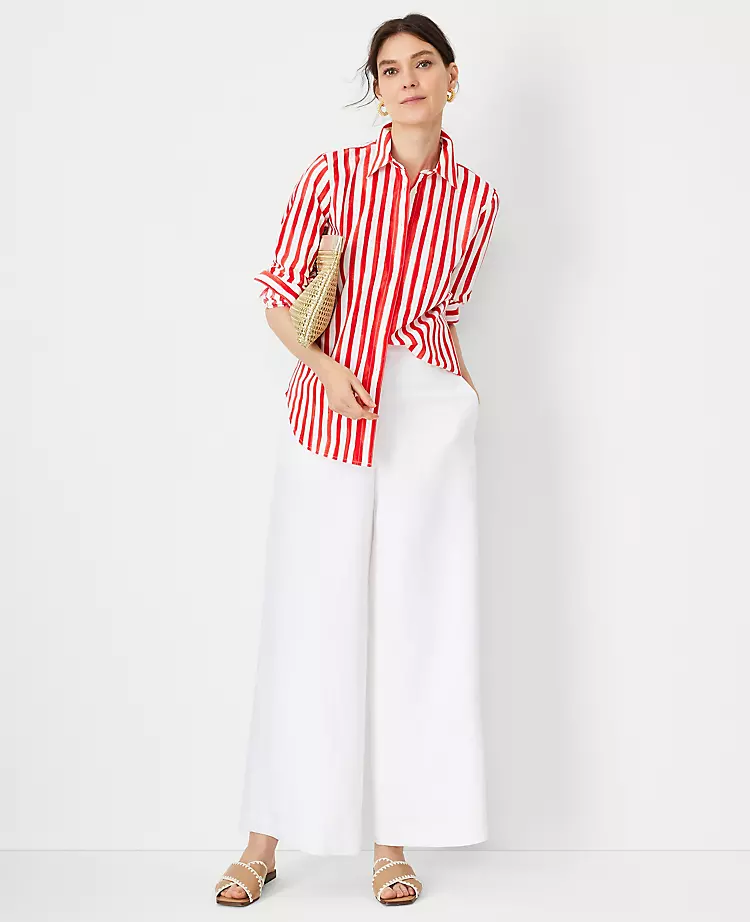 Stripe Relaxed Perfect Shirt - Image 3