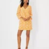 Floral Eyelet Shift Dress