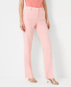 The Petite Sophia Straight Pant In Texture