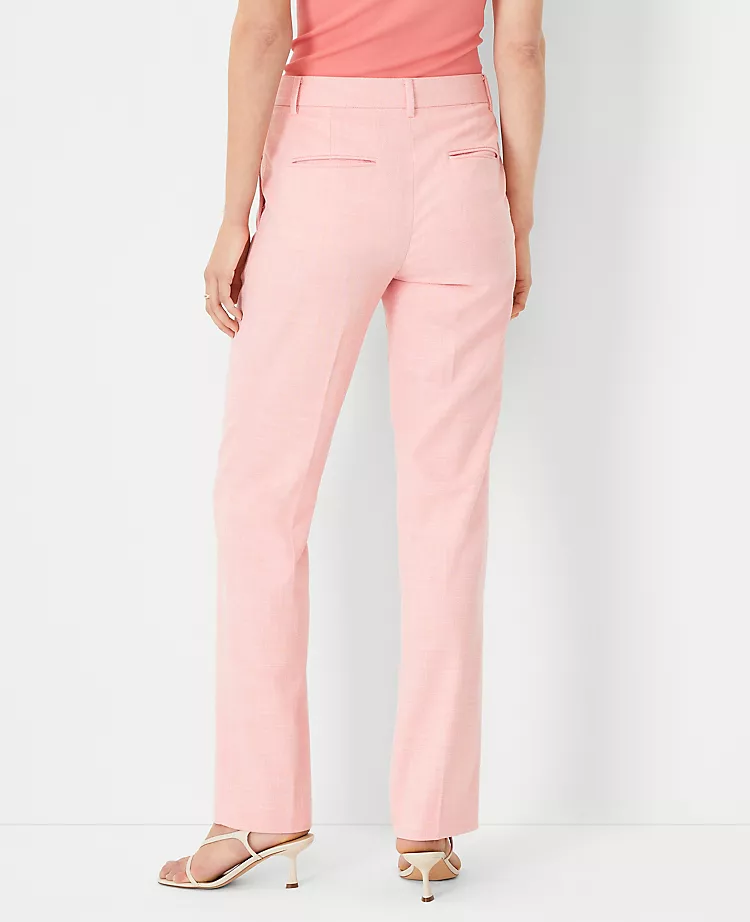 The Petite Sophia Straight Pant In Texture - Image 2