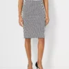 Petite Geo Pull On Pencil Skirt