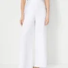 The Petite Pull On Palazzo Pant In Linen Blend
