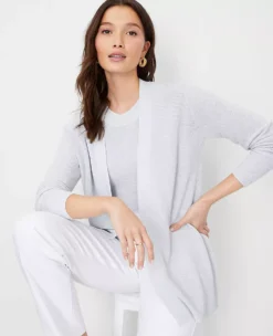 Shimmer Open Cardigan