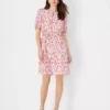 Petite Eyelet Belted Shift Dress
