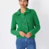 Petite Geo Stitch Sweater Jacket