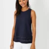 Petite Ric Rac Hem Tank Top