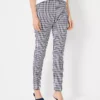 The Audrey Ankle Pant In Plaid - Curvy Fit