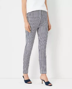 The Petite Audrey Ankle Pant In Plaid