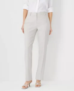 The Sophia Straight Pant In Linen Blend - Curvy Fit
