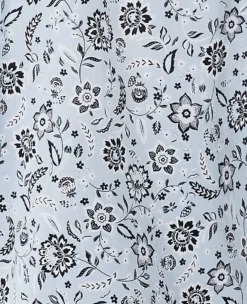 Petite Floral Flounce Sleeve Top -Outlet Modern Muse Closet Store 614817 018571 ALT3