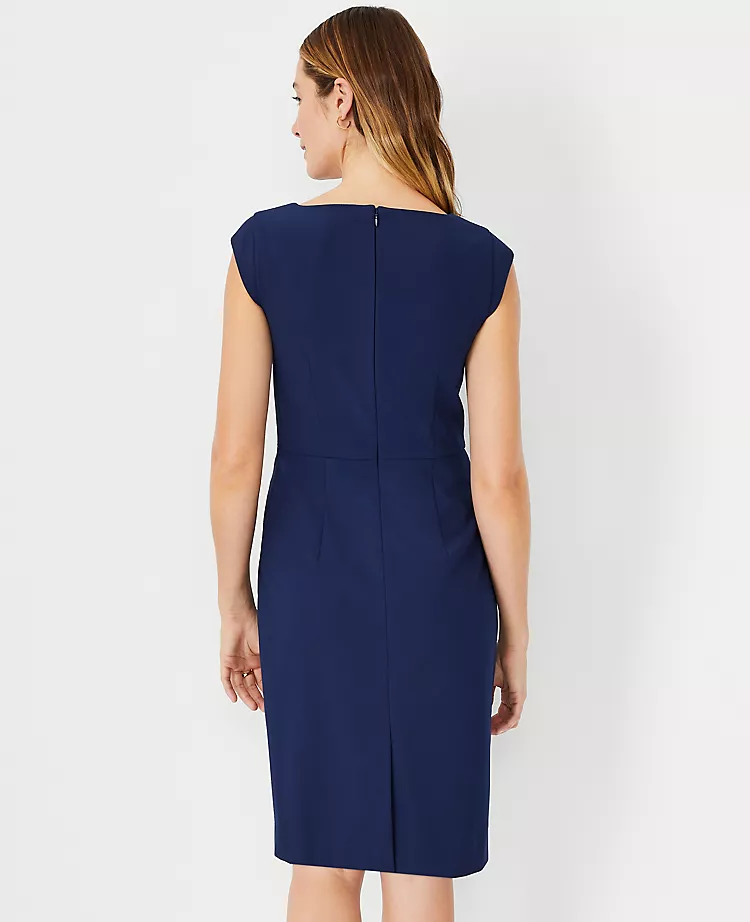 The Scoop Neck Dress In Bi-Stretch - Image 2
